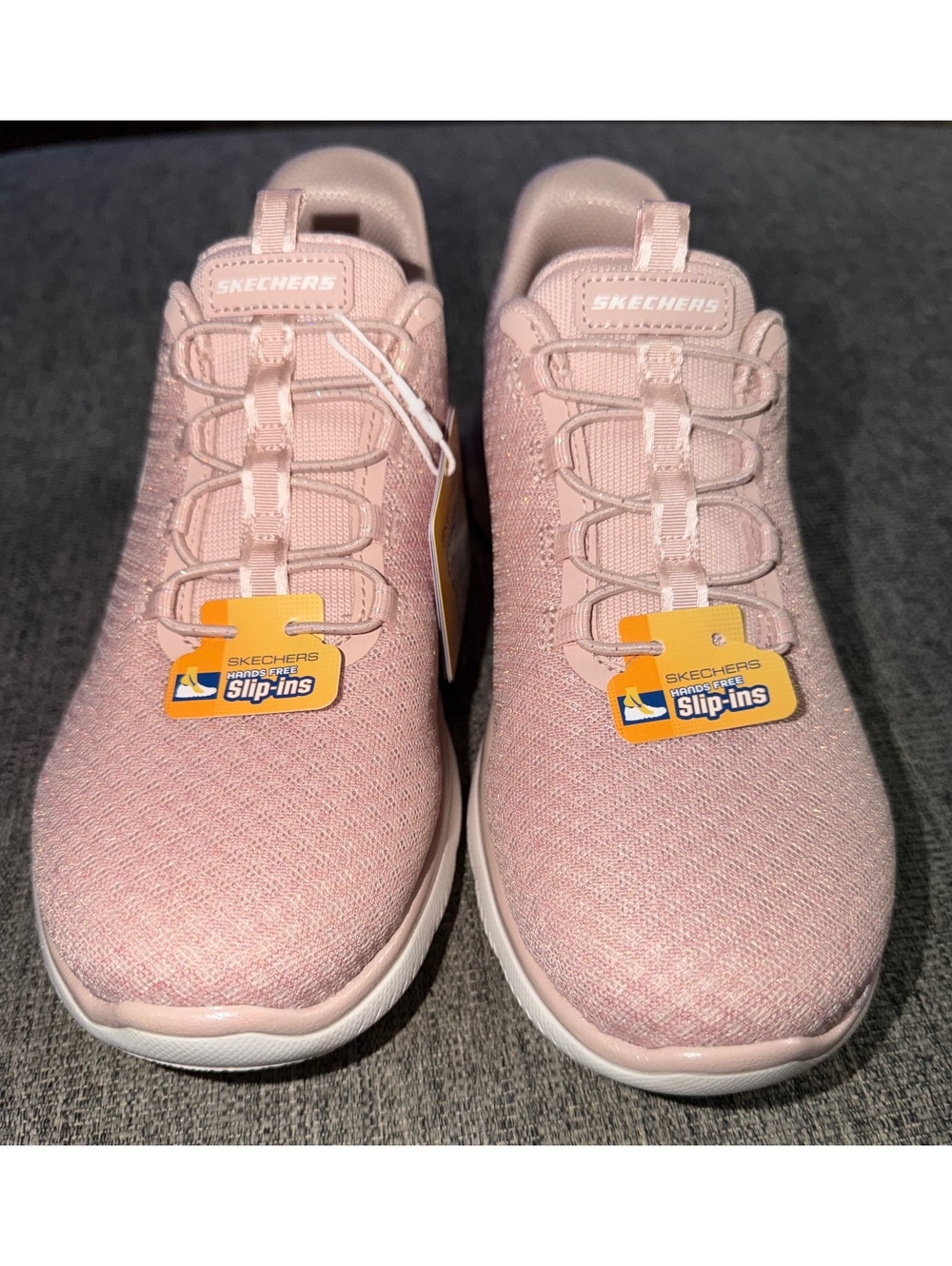 Skechers Slip-ins Summits Charming Glow Rose Pink Shoes 8.5 Wide NIB 150289